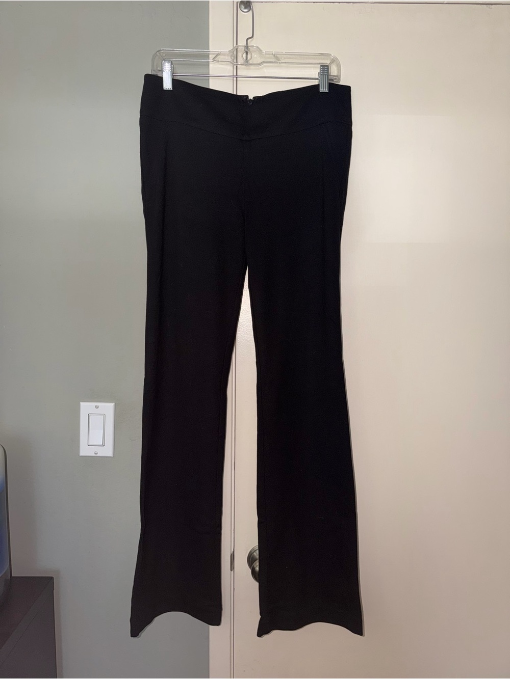 CAbi Black Boot-Cut Ponte Pants
